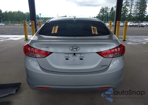 2012 Hyundai Elantra Limited z USA, uszkodzony, nr VIN 5NPDH4AE4CH093866
